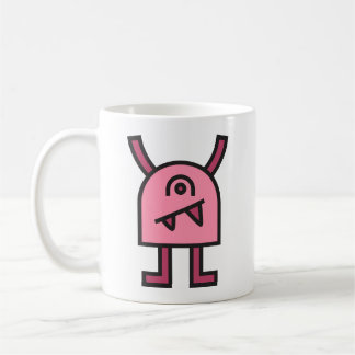 Mug Personnage de monstre rose drôle