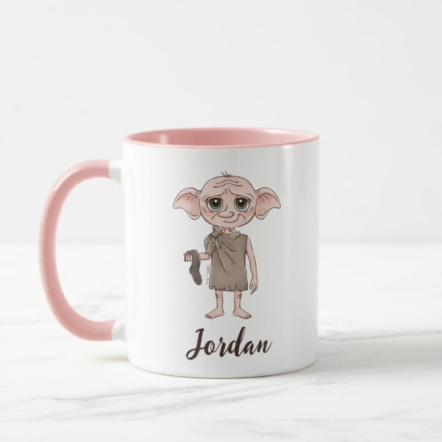 Mug Personnage en aquarelle de Dobby (Gauche)
