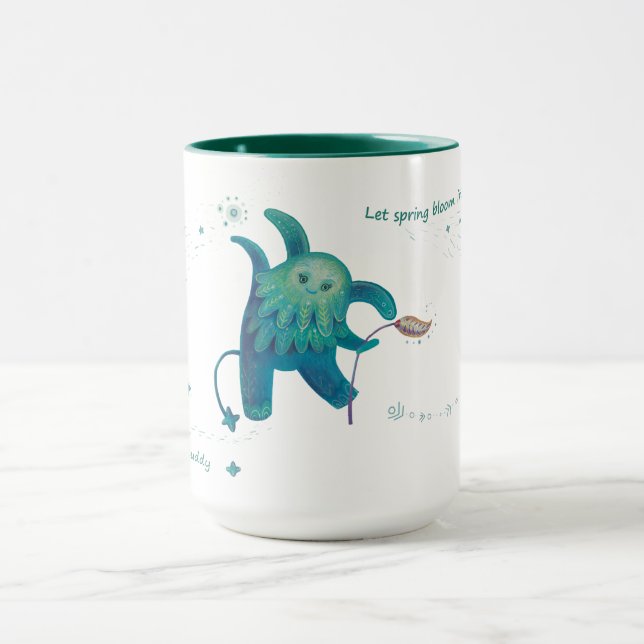 Mug Personnage imaginaire "Laissez fleurir le printemp (Centre)