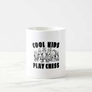 Mug Personnages de jeu d'échecs amusants