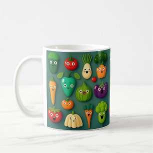 Mug Personnages de légumes Photos de légumes Légumes C