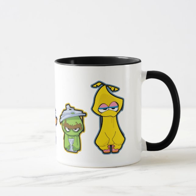 Mug Personnages de Sesame Street zombies (Droite)