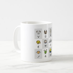 Mug Personnages de Zodiaque Astrologiques Amusants