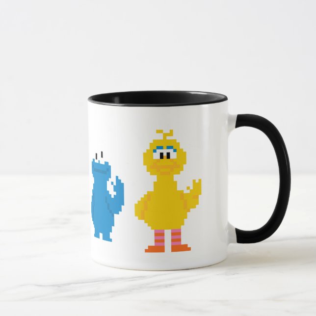 Mug Personnages pixélisés de Sesame Street (Droite)