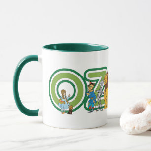 Mug Personnages vintage du Magicien d'Oz et lettres de