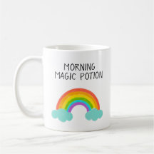 Mug personnalisable avec arc-en-ciel mignon