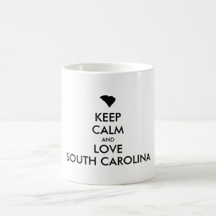 Mug Personnalisable CONSERVEZ CALME et AMOUR CAROLINA