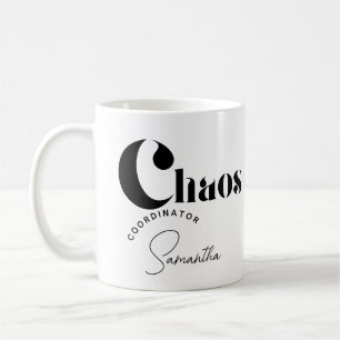 Mug Personnalisable "Coordinateur du Chaos" Milieu de 