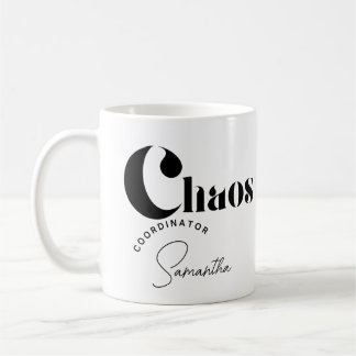 Mug Personnalisable "Coordinateur du Chaos" Milieu de 