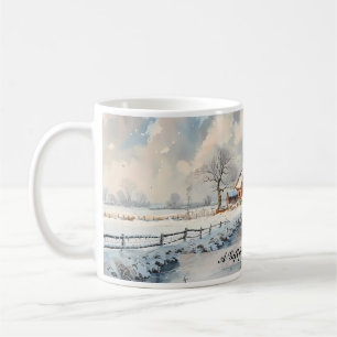 Mug Personnalisable Français Paysage hivernal