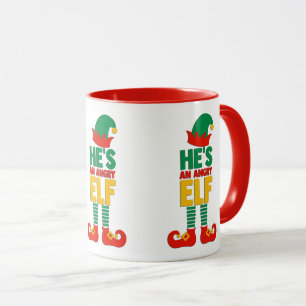 Mug Personnalisable Il est un elfe en colère