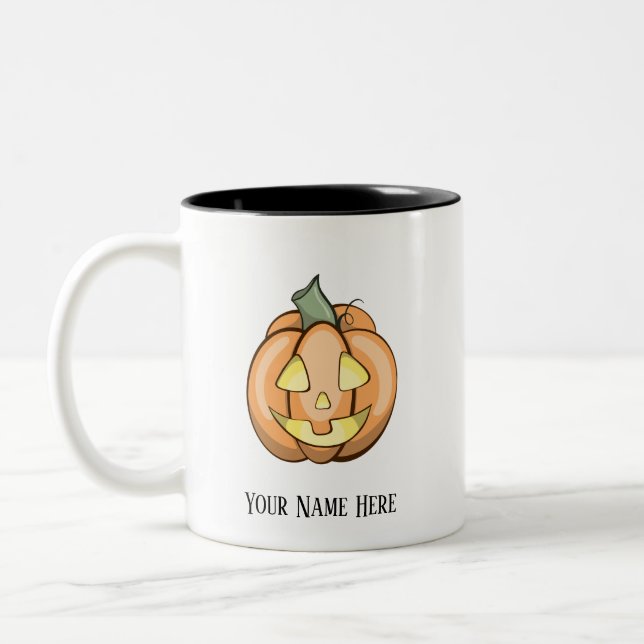 Mug personnalisable « Jackie The Pumpkin » (Gauche)