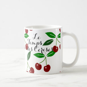 Mug Personnalisable Le Temps des Cerises Fraîches