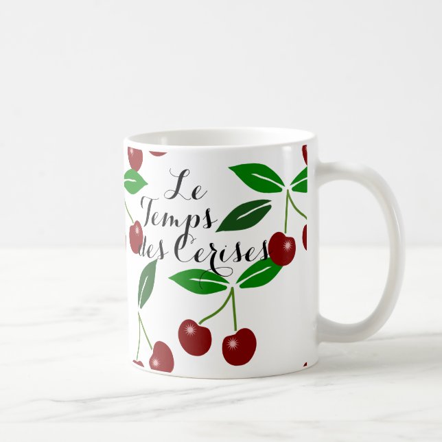 Mug Personnalisable Le Temps des Cerises Fraîches (Droite)
