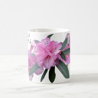 Mug Personnalisable Lizzie nom fleurs roses personne b
