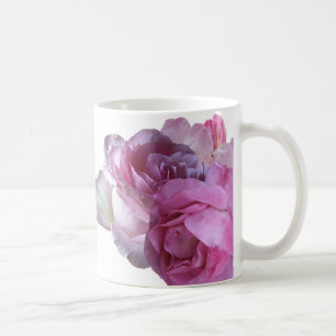 Mug Personnalisable Natalie nom rose fleurs boho
