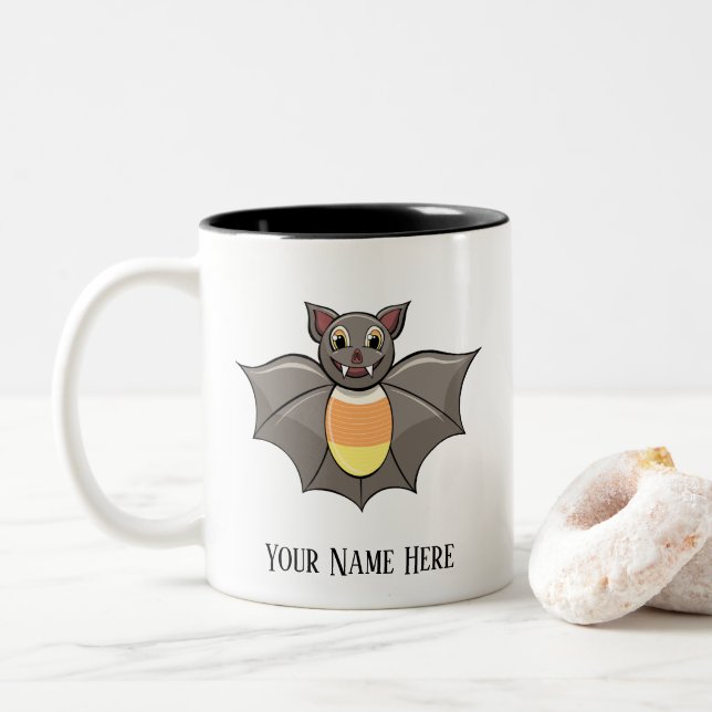 Mug personnalisable « Reese The Bat » (Avec donut)