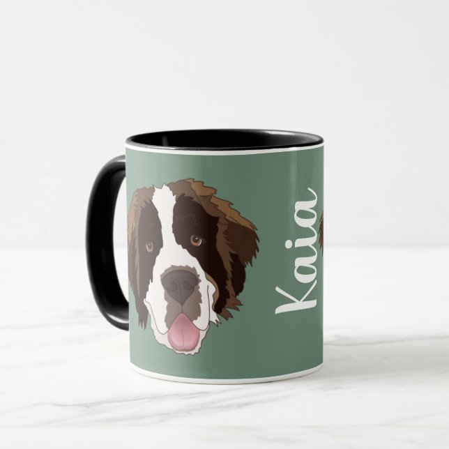 Mug Personnalisable Saint Bernard (Devant gauche)