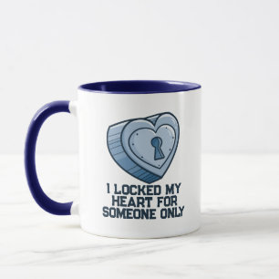 Mug PersonnalisableI " ! verrouillé mon coeur"