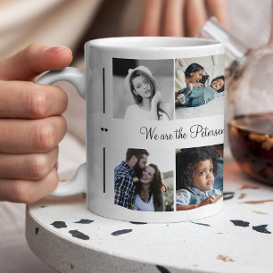 Mug Personnalisé 10 photo collage votre famille de tex