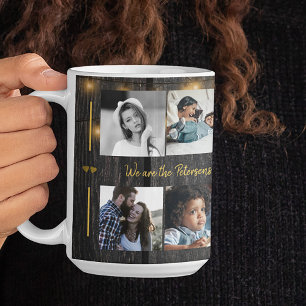 Mug Personnalisé 10 photo collage votre famille de tex
