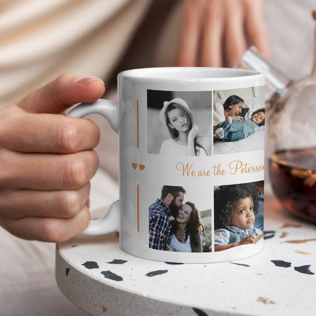 Mug Personnalisé 10 photo collage votre famille de tex (Créateur téléchargé)