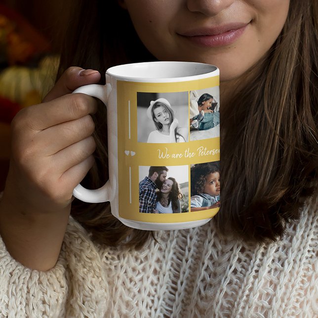 Mug Personnalisé 10 photo collage votre famille de tex (Créateur téléchargé)