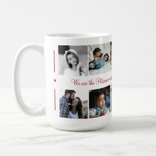Mug Personnalisé 10 photo collage votre famille de tex
