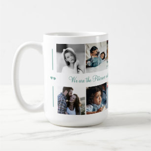 Mug Personnalisé 10 photo collage votre famille de tex