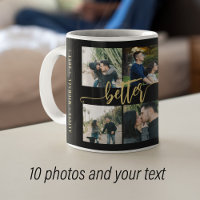 Personnalisé 10 photo collage votre script texte