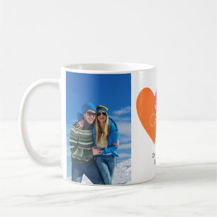 Mug Personnalisé 2 coeurs de photo vous et moi coutum