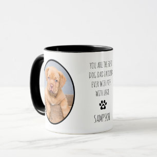 Mug Personnalisé 2 photo meilleur chien papa