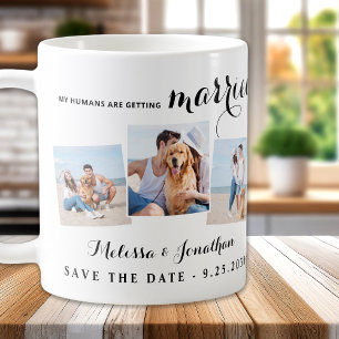 Mug Personnalisé 3 Animal Photo Chien Mariage Enregist