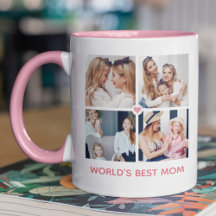 Personnalisé 8 photo 'World's Best Mom'