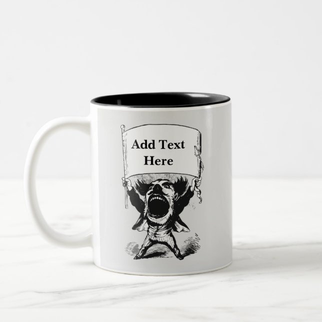 Mug personnalisé à deux tons (Gauche)