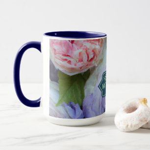 Mug personnalisé à fleurs multiples souple et auda