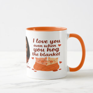 Mug personnalisé 'À jamais mon Valentin'