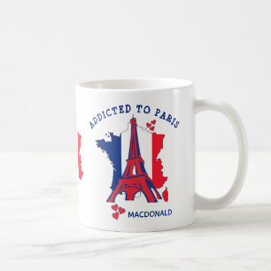 Mug Personnalisé ADDICTÉ À PARIS