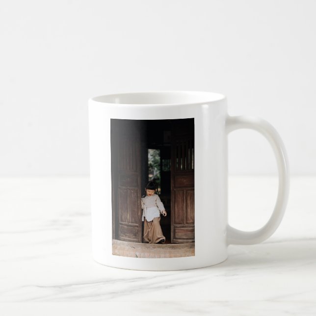 Mug Personnalisé, Ajouter Photo et Texte (Droite)