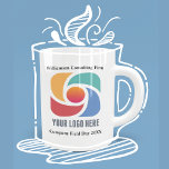 Mug Personnalisé Ajouter votre logo d'entreprise Entre<br><div class="desc">Boug marketing simple et chic pour une entreprise moderne ou une entreprise à la recherche d'un cadeau client pour les clients ou les employés. Ajoutez votre logo et votre nom d'entreprise personnalisés.</div>