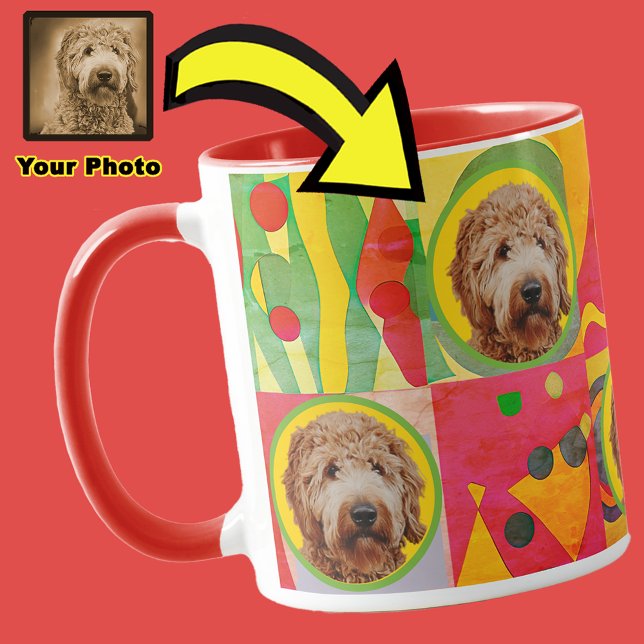 Mug Personnalisé animal de compagnie photo mignon cade (Créateur téléchargé)