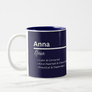 Mug Personnalisé Anna Signification du Prénom