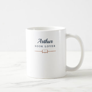 Mug Personnalisé au Nom de l'Amateur de Livres