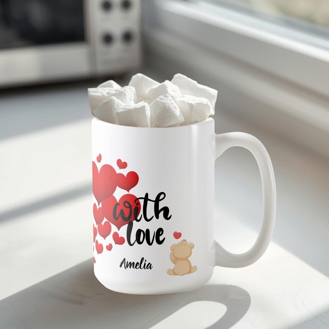 Mug Personnalisé Avec Amour (Créateur téléchargé)