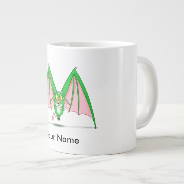 Mug personnalisé avec le caractère "M" du monstre (Devant droit)