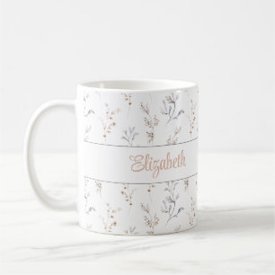 Mug personnalisé avec nom botanique neutre