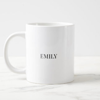 Mug Personnalisé avec Noms de Couple | Minimaliste