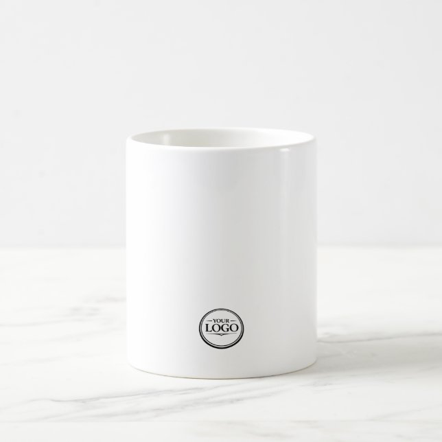 Mug personnalisé avec petit logo unique (Centre)