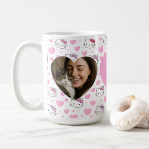 Mug Personnalisé avec Photo et Nom du Coeur pour l