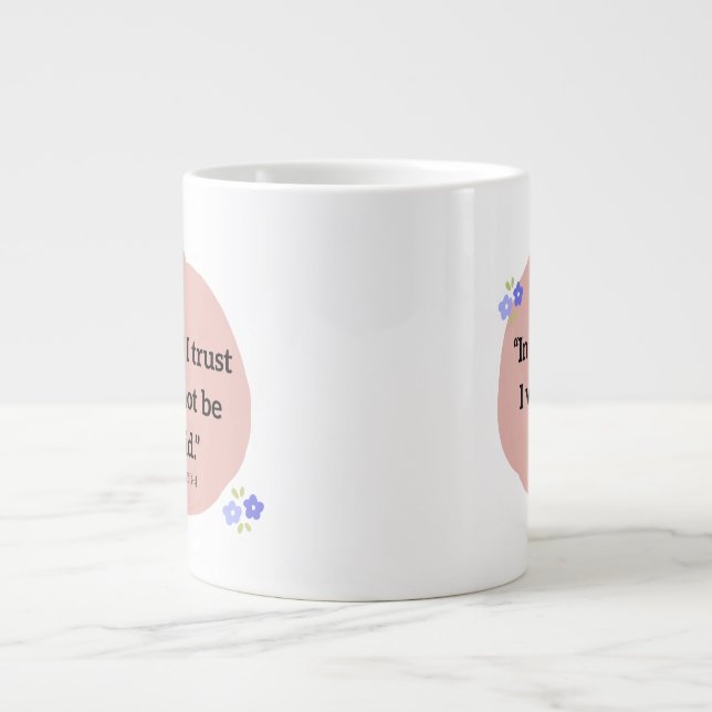 Mug personnalisé avec verset biblique (Devant)